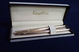 ★021464 GianPini ジャンピニ 万年筆 ボールペン ピンクゴールド iridium イリジウム ドイツ製 筆記用具★