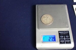 ★0229191 銀貨 古銭 エジプト 27.9g 1907 ★