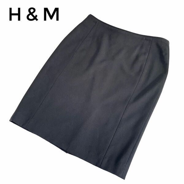 H&M スカート　黒　ブラック　エイチアンドエム