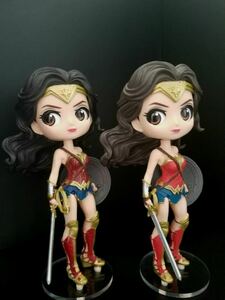 ジャスティスリーグ ワンダーウーマン Wonder Woman Qposket Q posket ノーマル & レアカラー 2種 用台座