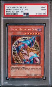 ◆PSA 9 MINT◆遊戯王 【 ブラックマジシャンガール ( Dark Magician Girl ) 】 MFC-000 1st 旧アジア版 英語表記 シークレットレア 亜シク