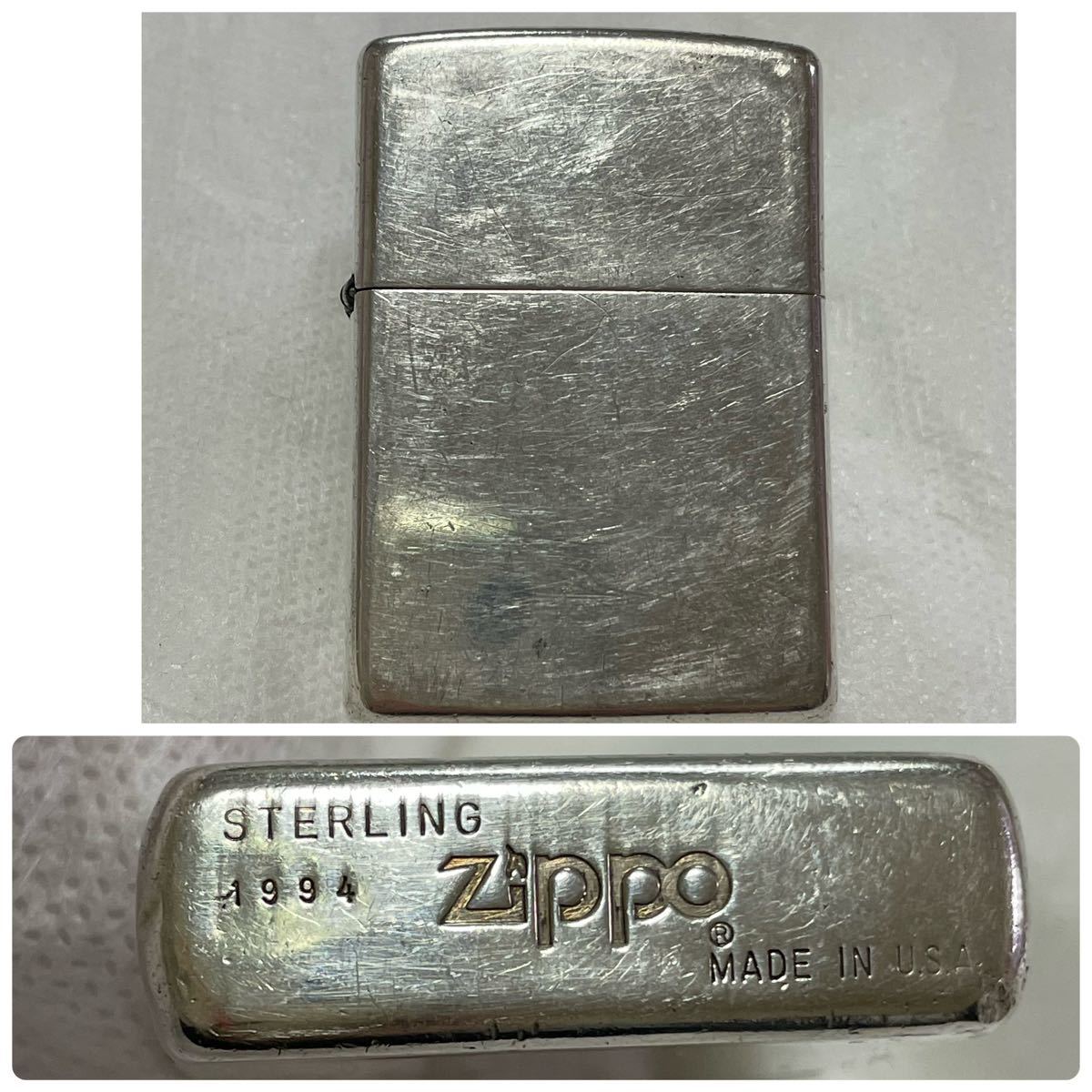 Yahoo!オークション -「zippo スターリングシルバー 1994」(Zippo 