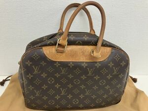 1円〜LOUIS VUITTON ルイ ヴィトン モノグラム ボーリング ヴァニティ ドーヴィル M47270 ハンドバッグ ミニボストンバッグ 売り切り