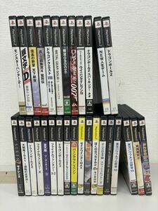 1円～PS2 ソフトまとめ プレステ2 モンハン 頭文字D 三國無双 ドラクエ ドラゴンボール 人生ゲーム ウイイレ みんゴル パワプロなど