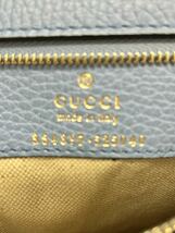 GUCCI グッチ スウィングレザートートバッグ レザー ライトブルー 354397・525040 タグ付き 売り切り_画像10