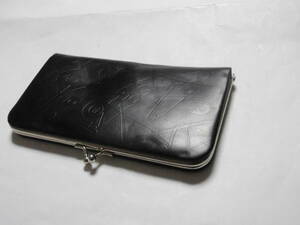  beautiful goods JAM HOME MADE/ Jam Home Made bulrush . leather long wallet black 