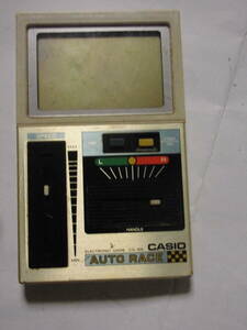 CASIO オートレース CG-105 electronic game 昭和レトロ auto race 1982年 当時物　現状品
