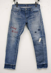 glamb Hey ELVIS denim size4 gram L screw Denim size 4