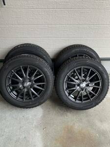 1円〜ウェッズ　スタッドレス 175/65R15 アクア　フィールダーなど　ヨコハマ4本セット