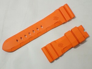 m2145 / OFFICINE PANERAI オフィチーネ パネライ 純正 替え ラバーベルト オレンジ 腕時計ベルト ストラップ メンズ 現状品