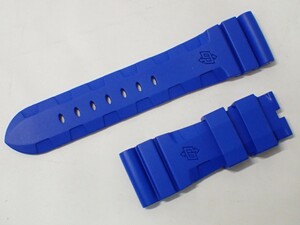 m2144 / 未使用 OFFICINE PANERAI オフィチーネ パネライ 純正 替え ラバーベルト 青 ブルー 腕時計ベルト ストラップ メンズ 現状品
