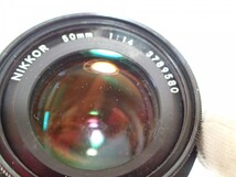 k4495 / 一眼レフ フィルム カメラ レンズ Nikomat FT2 NIKKOR 50mm 1:1.4 Nikon L1Bc 52mm 現状品_画像2