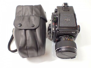 k4491 / 美品 マミヤ 中判 フィルム カメラ レンズ Mamiya M645 1000S MAMIYA-SEKOR C 1:1.9 f=80mm ケース付 現状品