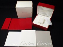 m2165 / Cartier カルティエ 時計ケース 時計用 空箱 ケース ボックス ウォッチケース 腕時計 BOX CO1018 説明書 LI-1061 セット 現状品_画像1