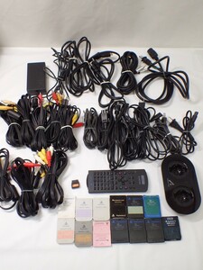 k4411 / SONY PlayStation PS ゲーム機 周辺機器 HDMI 電源 ケーブル リモコン メモリーカード アクセサリー まとめて 現状品 ジャンク