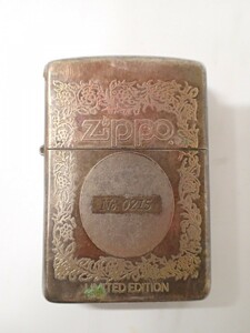 k4457 / オイル ライター Zippo ジッポ No.0215 LIMITED EDITION たばこ 喫煙 現状品