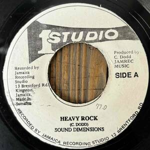 ★鉄板/名曲/MUST！後に何度もリメイクされる定番Big Riddim！【Sound Dimension - Heavy Rock】7inch Studio One US Repress