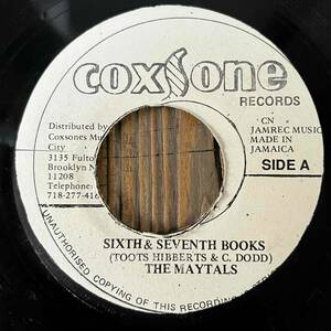 ★試聴！1963！両面名曲【The Maytals - Sixth & Seventh Books / The Soul Brothers - Crawfish】7inch Studio One / Coxsone JA Repress