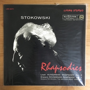 【新品未開封! SEALED 復刻盤 CLASSIC RECORDS】 ストコフスキー / リスト：ハンガリー狂詩曲第2番 (LSC2471) 検 STOKOWSKI RHAPSODIES LP