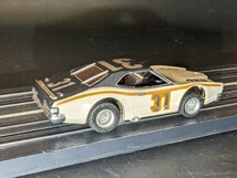 ジャンク 1円~ AFX AUROLA トミー マグナカー HOスケール スロットカー マーキュリー ストックカー クーガーXR7 1974モーター実働 _画像2