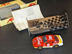 1円~ AFX AUROLA トミー マグナカー HOスケール スロットカー 美品箱付 フォード サンダーバード NASCAR 赤 