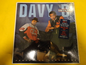 Davy D ft. Hurricane - Davy's Ride シュリンク付 オリジナル原盤 US 12 名盤ミドルスクール ファンキーHIPHOP 視聴