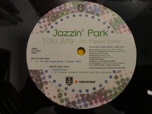 Jazzin' Park - You Are レア12 Eric Kupper キャッチーHOUSE SMAP / がんばりましょう ネタ 視聴