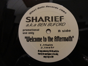 Sharief A.k.a. Ben Buford - Welcome To The Aftermath オリジナル原盤 12 DR. DREプロデュース GANGSTA HIPHOP L.A.W. 収録　視聴