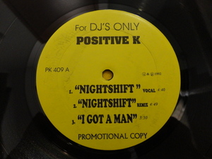 Positive K Night Shift アゲアゲHIPHOP 12EP I Got A Man / Car Hoppers 収録　視聴