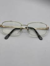k14WG ホワイトゴールド 度入り 眼鏡 ミラショーン メガネ めがね 14金 重量約28.79g_画像4