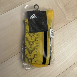 アディダス adidas ゴルフソックス Sサイズ 22-24cm 新品 黄色