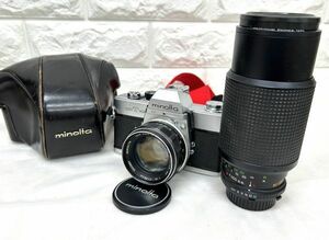 ミノルタ minolta SRT 101 /ミノルタ 純正 MC ROKKOR-PF 58mm 単焦点レンズ 1:1.4 カメラ レンズ 中古 fah 02J006K