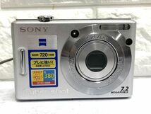 SONY ソニー Cyber-shot サイバーショット DSC-W35 コンパクトデジタルカメラ 簡単操作確認済 バッテリーパック、チャージャー付 fah 2S020_画像2