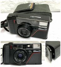 OLYMPUS Konica Canon Nikon コンパクトフイルムカメラ コンパクトデジタルカメラ 7台まとめ 動作未確認 ケース付 fah 2S180_画像8