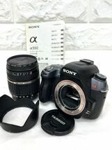 SONY ソニー α550 DSLR-A550 タムロン TAMRON AF 18-200mm F3.5-6.3 XR Di II LD MACRO A1 デジタル一眼レフ レンズ 中古 fah 2J038K_画像1