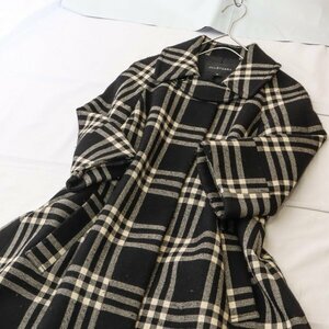 JILL STUART long coat outer long sleeve lady's fashion P(S) Jill Stuart select total pattern check A line A01416