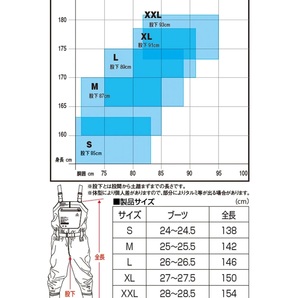 メーカー在庫なし DRESS チェストハイウェーダー エアボーンラジアルソール Lサイズ 少量入荷の画像3