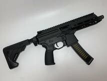 ④ シグ SIG SAUER ProForce MPX BK 電動ガン 中古品 あまりめだたない傷がすこしあります 作動は快調です！！_画像2