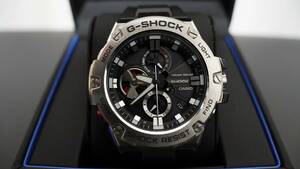 G-SHOCK G-STEEL Bluetooth搭載タフネスクロノグラフ GST-B100-1AJF　美品！