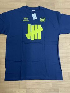 送料無料 新品 L undefeated Shinjuku region tee navy アンディフィーテッド 新宿 限定 Tシャツ ネイビー 紺 東京