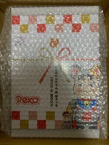 BE@RBRICK 招き猫 ペコちゃん 福 銀メッキ 100％＆400％ ペコちゃん 招き猫 福 銀メッキ