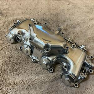 ★美品 純正★ cb400four ヘッドカバー 鏡面仕上げ 未使用品 cb400f cb350 エンジンカバー クランクカバー ヨンフォア