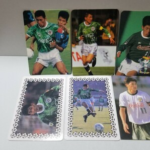 Jリーグ サッカー 駄菓子屋 くじ引きカード ヴェルディ川崎 三浦知良 8枚 (検)ブロマイド カルビー サインなし 横浜FC オリヴェイレンセの画像2