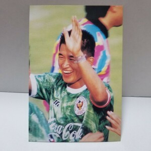 Jリーグ サッカー 駄菓子屋 くじ引きブロマイド カード ヴェルディ 三浦知良 5(検) カルビー panini サインなし 写真 オリヴェイレンセ