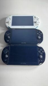 PSVita PCH-2000本体のみ 3個まとめて売り動作未確認