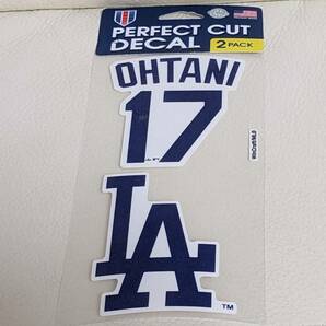 ステッカー 大谷翔平 ロサンゼルス ドジャース MLB OHTANI 17 PERFECT CUT DECAL デカール 公式クラブショップ購入品 
