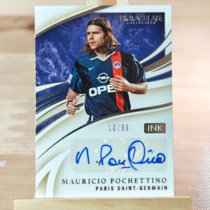 99枚限定 マウリシオ・ポチェッティーノ 2020 Panini Immaculate INK 10/99 Mauricio Pochettino Auto 直筆サインカード