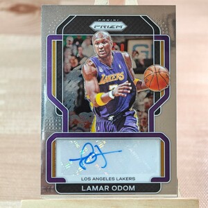 ラマー・オドム 2021-22 Panini Prizm Lamar Odom Autograph Auto Lakers 直筆サインカード