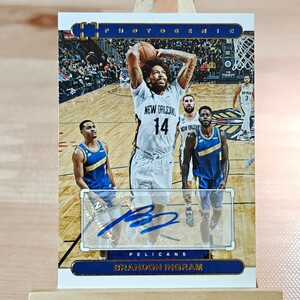 ブランドン・イングラム 2022-23 Panini Photogenic Brandon Ingram Auto ニューオーリンズ・ペリカンズ 直筆サインカード