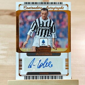 139枚限定 ユルゲン・コーラー 2022-23 Panini Chronicles Contenders Jurgen Kohler 122/139 Juventus 直筆サインカード